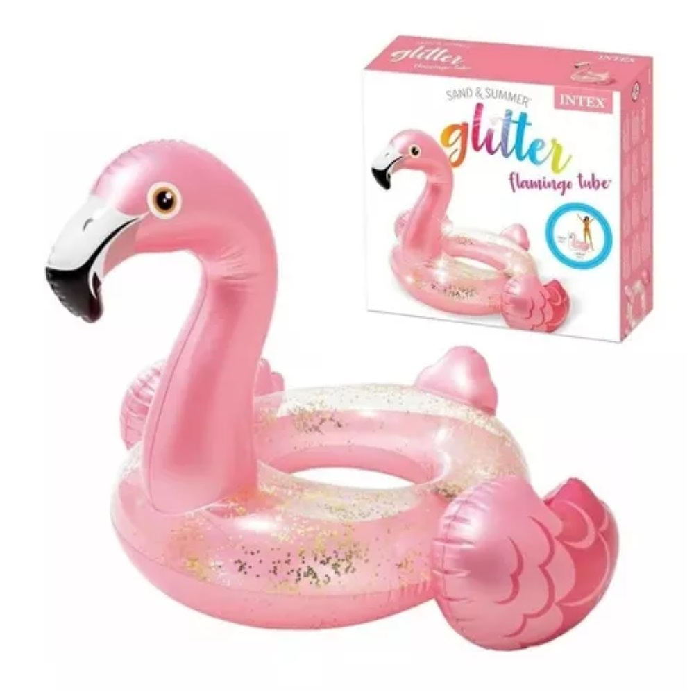 Flotador Flamenco Escarchado Intex 56251